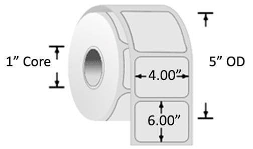 Food-Safe Frozen Storage Labels 2x3 (1,000/roll)